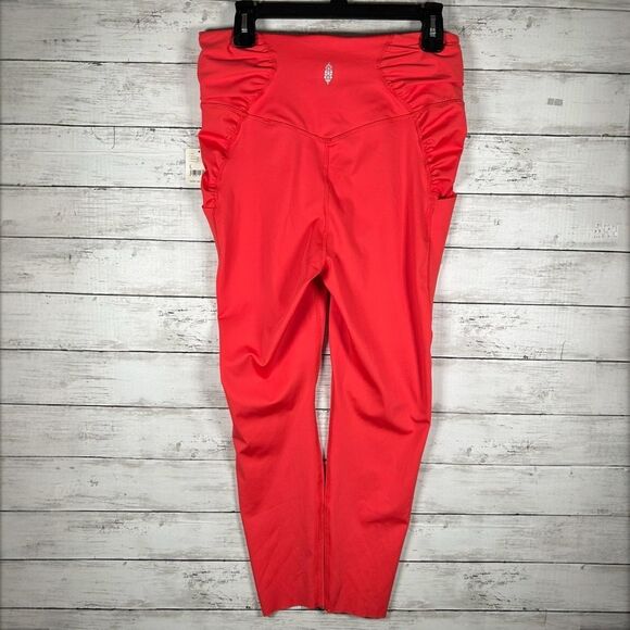 Free People Movement Set The Pace Leggings Cayenne L NWT $98 - Picture 7 of 12